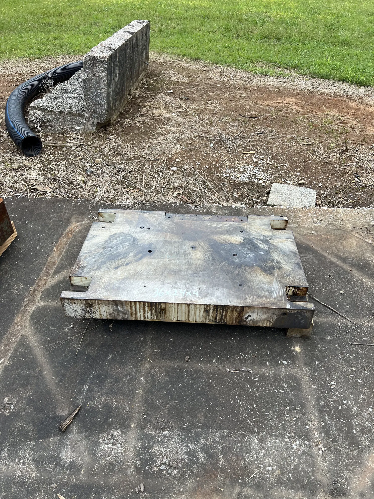 BOLSTER PLATE 36 X 24 X 4  SOLID
