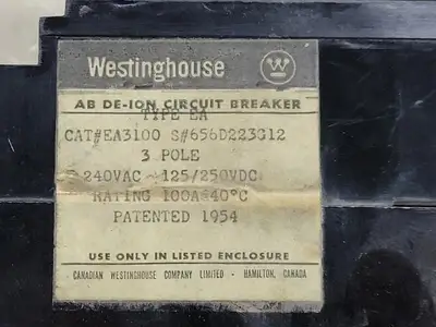 USED WESTINGHOUSE EA3100