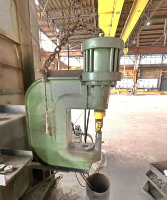 100 TON PEDDINGHAUS MODEL #WP-100-12  PORTABLE HYDRAULIC WEB PUNCH PRESS: YOBRO #24626