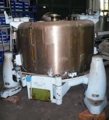 Ellerwerk 736 C perforate basket centrifuge, 316SS.