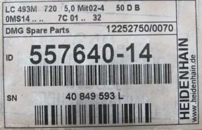 NEW HEIDENHAIN 557640-14 LINEAR ENCODER LC493M 575669-09 557640-14 LC493M/50NM