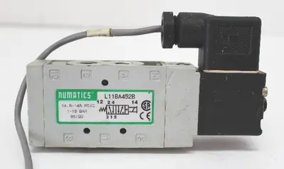 Numatics L11BA452B Solenoid Valve, 14.5 - 145 PSIG