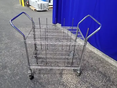 Uline 2 @ 23" X 35" Metal Cart