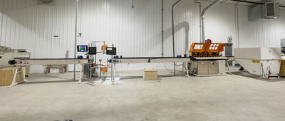 Tisfoon Optimizing Wood Scanner Defect Chop Saw and Sorting Line - 2020 Machine!