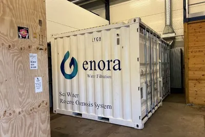 New | in-Stock 2024 ENORA, PLEUGER, HOSE & REEL 24 m3/day Reverse Osmosis Equipment GB | Perry Equipment #1293833