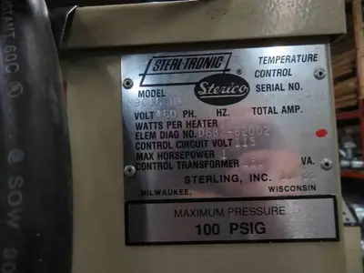 STERLCO M9016-H1 Extrusion Other, Temperature Control Units | Mark One Machinery (2)
