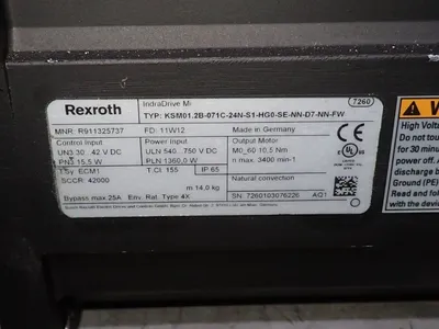 USED REXROTH KSM01.2B071C24NS1HG0SENND7NNFW