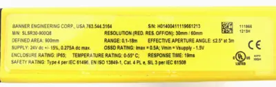 NEW BANNER SLSR30-900Q8 LIGHT CURTAIN RECEIVER 71253 111966 SLSR30900Q8