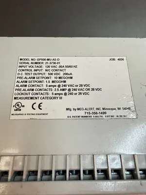 Meg Alert GP500-MU / GP500-MU-AS-D (7.3.1)