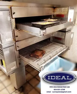 Middleby Marshal PS570 Gas double stacked conveyor pizza ovens