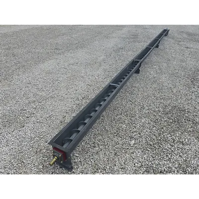 New 6" X 30 ft Miteck Carbon Steel Industrial Screw Auger Conveyor