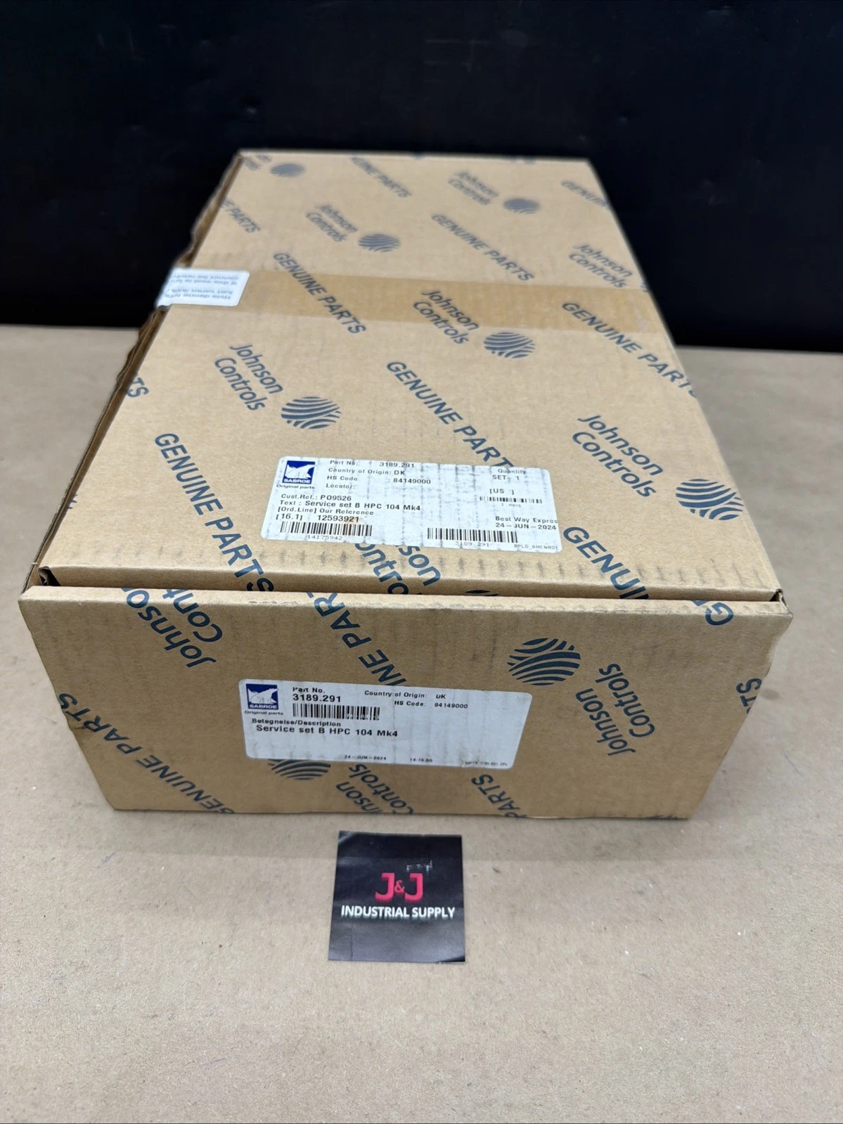 NEW Sabroe 3189.291