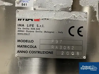 USED IMA IMA MultiFill Filler/Capper, Model F97