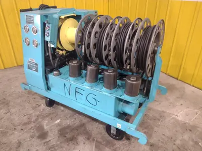 40 TON MODERN HYDRAULICS 4 CYLINDER PORTABLE HYDRAULIC DIE SETTING & SEPARATING SYSTEM: STOCK #23773