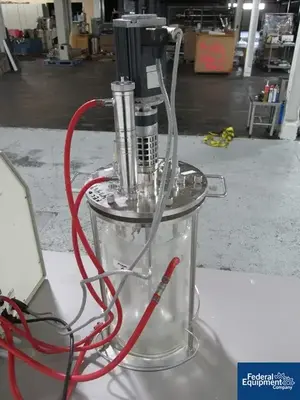 USED B. Braun 8 LITER B BRAUN FERMENTER, GLASS