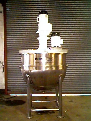 1,000L S/S Scraped Surface Jacketed Mixer