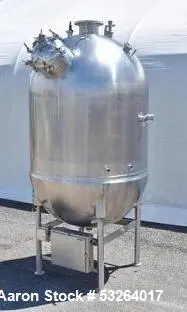 Used Hamilton 500 Gallon Stainless Steel Kettle – Jacketed, 125 PSI, Full Vacuum