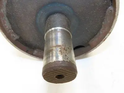 Hytrol 6"x 14" Crowned Tail Pulley for 18" Conveyor 15"BF 8" Belt Under Roller
