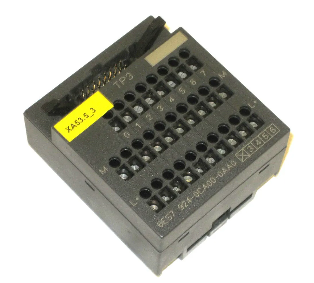 SIEMENS 6ES7-924-OCA00-0AA0 3 TIER TERMINAL BLOCK
