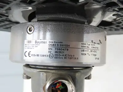 Sew Eurodrive FA97BDRL160M4BE20HR/TF/EG7S/AL Parallel Gearmotor 11.16 Ratio 3PH
