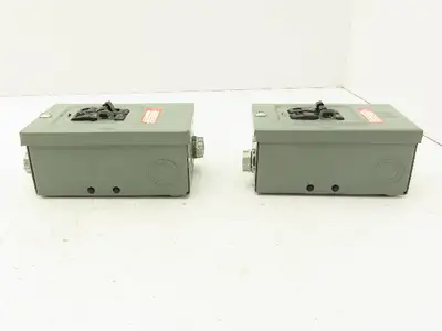 Square D Q02L30S Circuit Breaker Enclosure 30A 120/240V Lot of 2