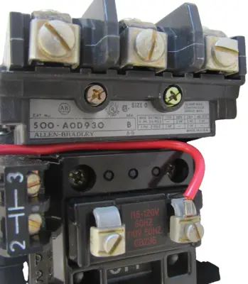 ALLEN BRADLEY 500-AOD930 CONTACTOR SER.B 500AOD930 NEW, SURPLUS