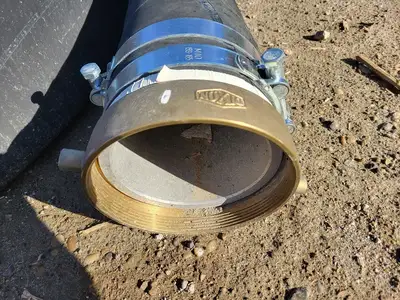 6" x 85 ft Prospector Water Suction and Discharge Hose Black, 150 psi