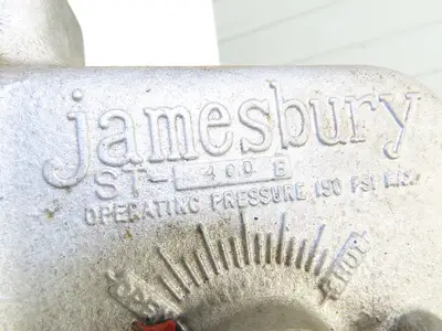 Neles Jamesbury Stainless 6" Flanged Ball Valve 316SS 150psi Pneumatic Actuator