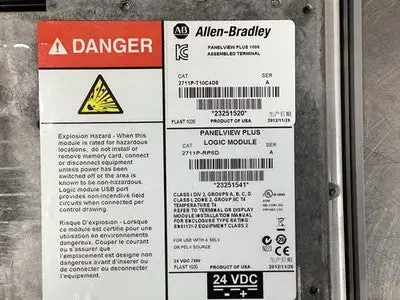 Used Allen-Bradley Allen Bradley 2711P-T10C4D8 Automation Control (HMI) South Carolina US | Palmetto Automation #1768128