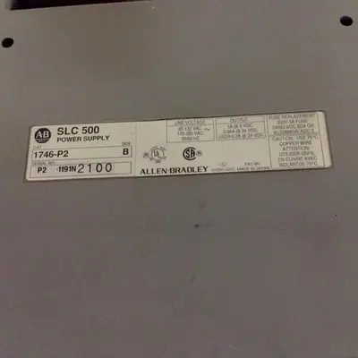 USED ALLEN BRADLEY 1746-P2 SER B / 1746-A7 SER A