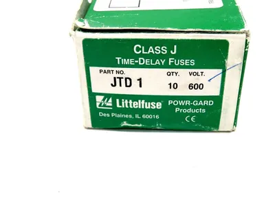 NEW LOT OF 7 LITTELFUSE JTD1 FUSE 600 VOLTS