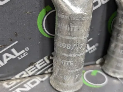 Lot of 5 Burndy YA312NFXB 2 Hole Long Barrel Compression Terminals 35kV Max. New