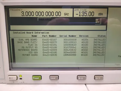 USED AGILENT E4432B