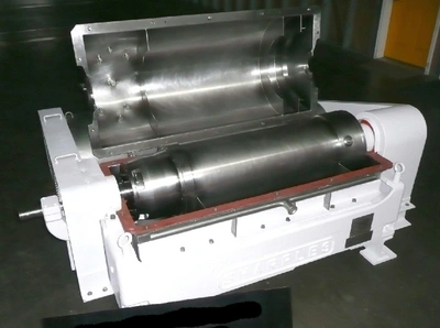 Sharples P3400 sanitary decanter centrifuge, 316SS.