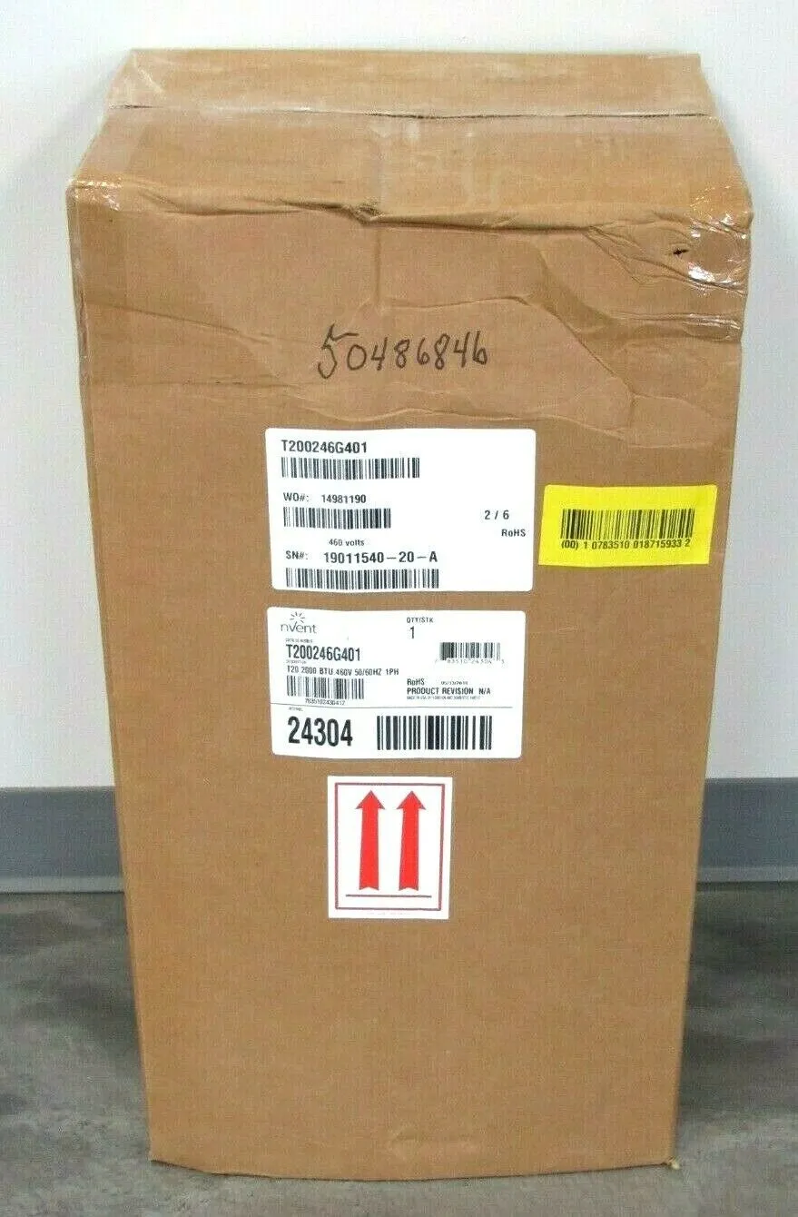 NEW HOFFMAN NVENT T200246G401 COOLING UNIT T20 2000 BTU 460V 50/60HZ 1PH 24304