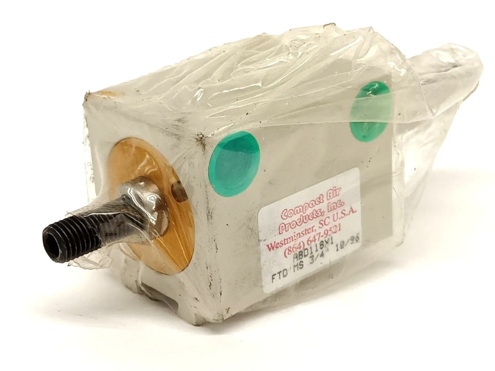 ABD118X1 | Compact Air Products  Pneumatic Cylinder 1-1/8" Bore 1" Stroke - New