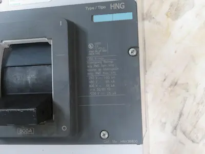 Used SIEMENS HNX3B800 Circuit Breakers Texas US | Aucto #1308509