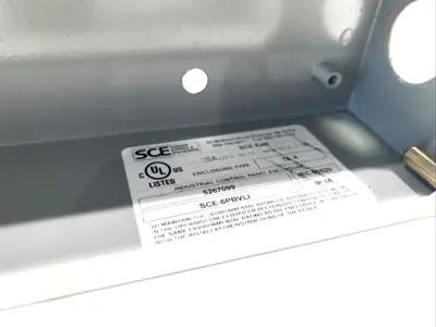 USED SAGINAW CONTROL & ENGINEERING SCE-6PBVLI