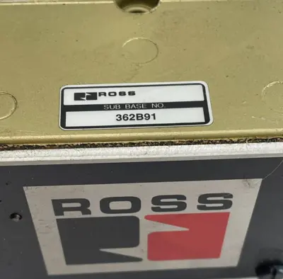 NEW ROSS CONTROLS 362B91 SUB-BASE