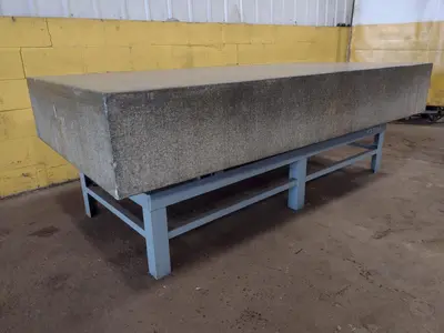 8' X 4' X 14" CHALLENGE PRECISION LAYOUT INSPECTION GRANITE TABLE: STOCK #23785