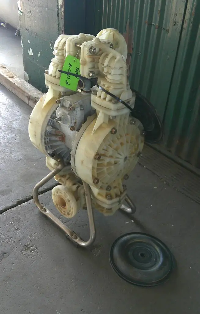 SPC9106  Pump 2" Flanged Dayton diaphragm pump, poly