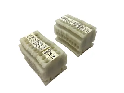 Used Allen-Bradley White Terminal Block 30-12AWG 600V 30A LOT OF 20 Terminal Blocks Michigan US | Maverick Industrial Sales #1421837