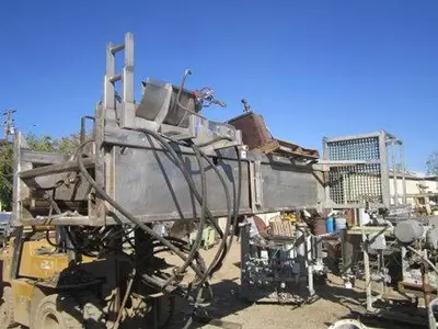 Dumper, Drum, S/st, 24" Dia, Hydraulic, 5 HP, 12' high #S738635