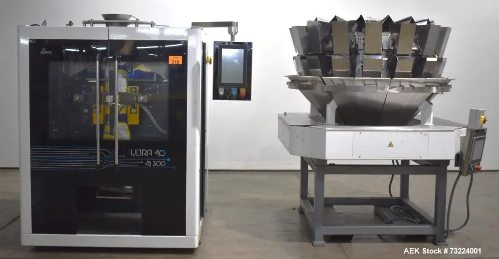 Used MASIPACK VS300 Net Weigh Filler Scale Vertical Form & Fill Illinois US | Aaron Equipment #86732
