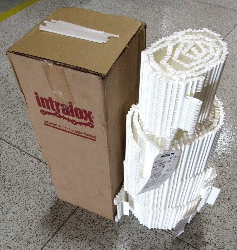NEW INTRALOX 64110 CONVEYOR BELT FLUSH GRID POLY 43'x8-3/8" SERIES 200 53263871