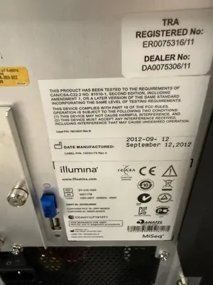 Used Illumina Illumina Illumina Miseq NGS DNA Sequencers Texas US | PT Medical Technologies #1458777
