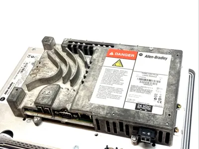 USED ALLEN-BRADLEY COLOR HMI W/ 2711P-RP8D LOGIC MODULE