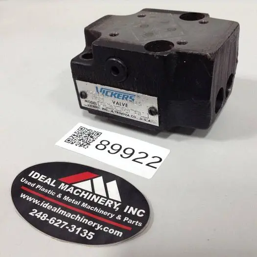 Used VICKERS CVCS16D3B2910 Valves/Fittings Michigan US | Ideal Machinery #608473