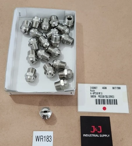 *NEW SURPLUS* [21] K-9 Stainless Steel Nozzle Brand ?? Flat Spray + Warranty!