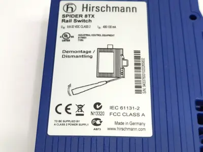 Used HIRSCHMANN IEC 61131-2 Relays & Switches | Maverick Industrial Sales #1108433